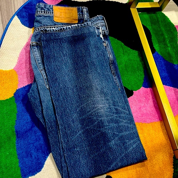 Gently used jeans for men 100% authentic feet for work school - Picture 1 of 11